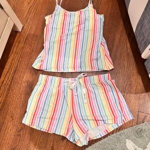 Calvin Klein Pastel Striped Sleepwear
